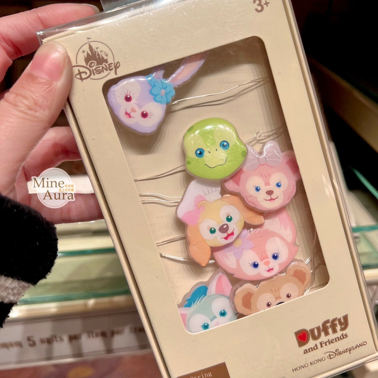 達菲 Duffy 與好友們 大頭造型 裝飾 串燈 -香港迪士尼樂園