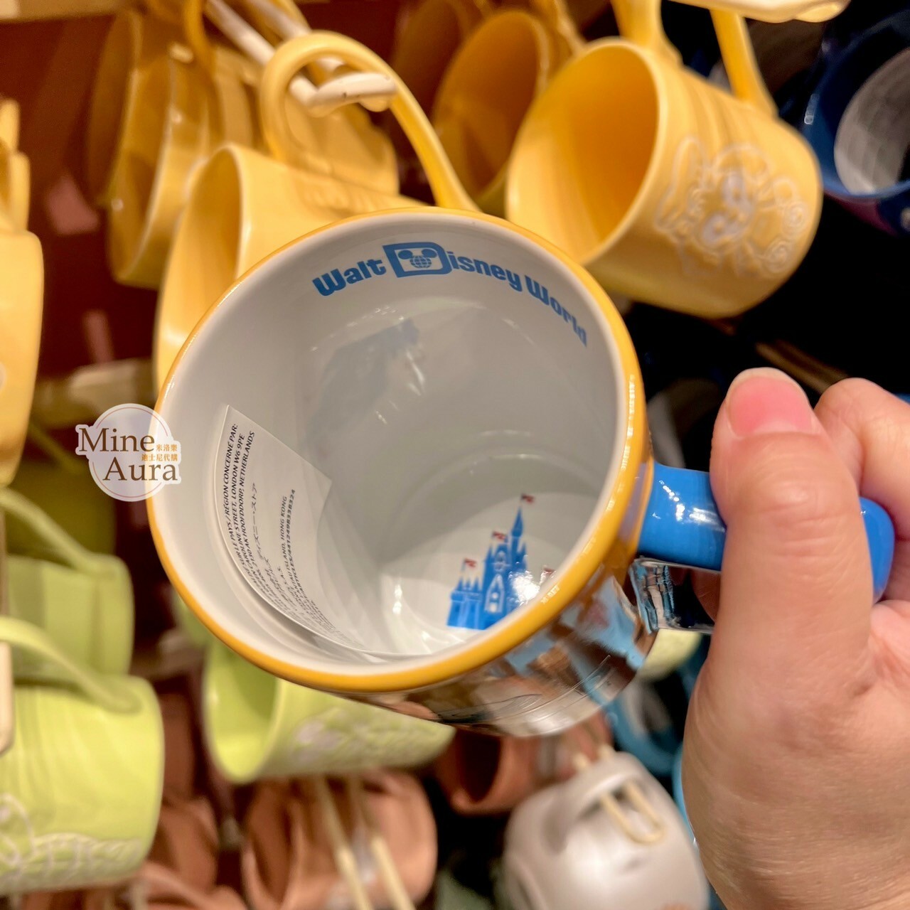 唐老鴨 Donald 生氣氣 字母圖案 陶瓷 馬克杯 水杯 -香港迪士尼樂園