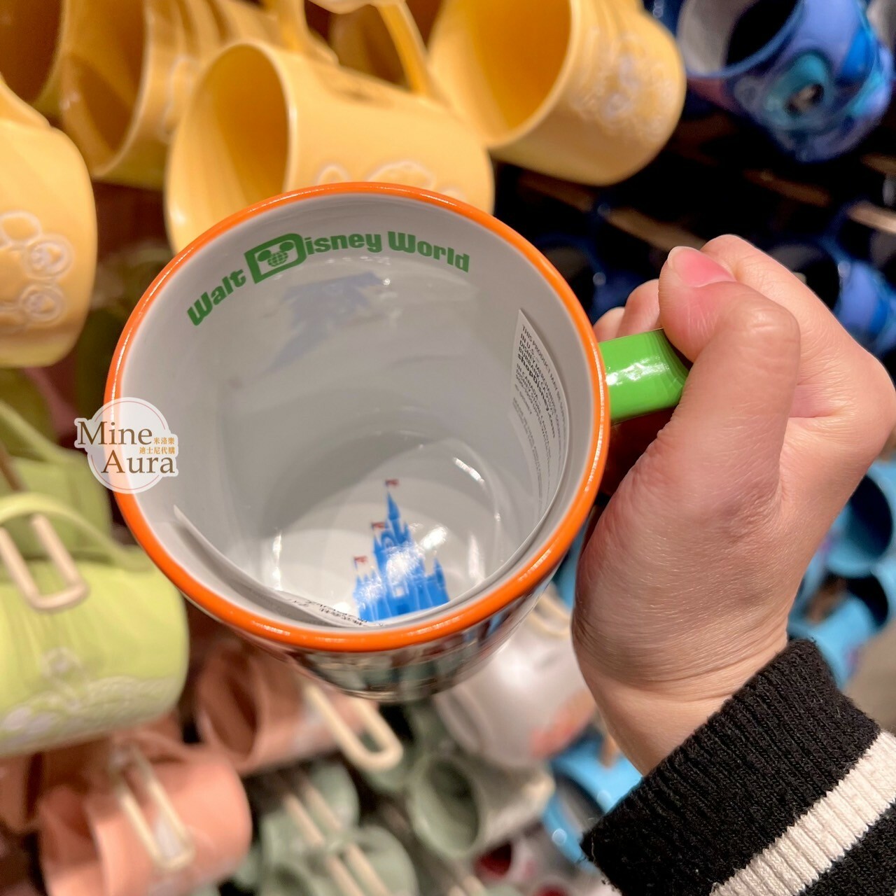 高飛狗 Goofy 倒立 字母圖案 陶瓷 馬克杯 水杯 -香港迪士尼樂園