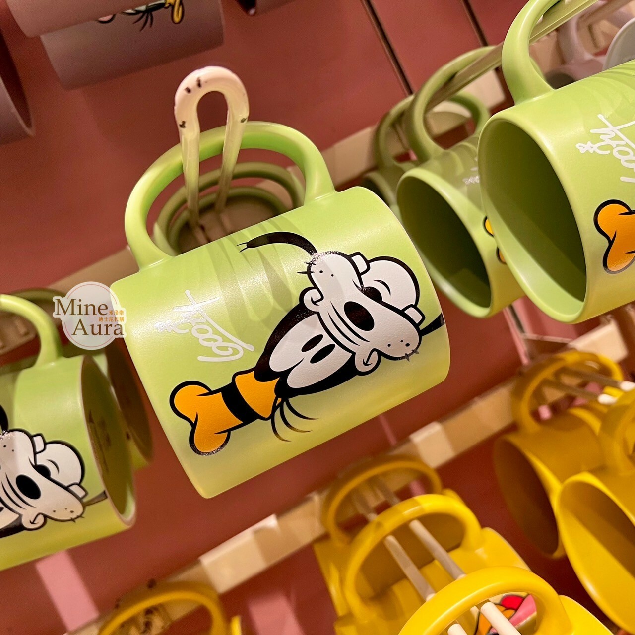 高飛狗 Goofy 大頭圖案 陶瓷 馬克杯 水杯 -香港迪士尼樂園