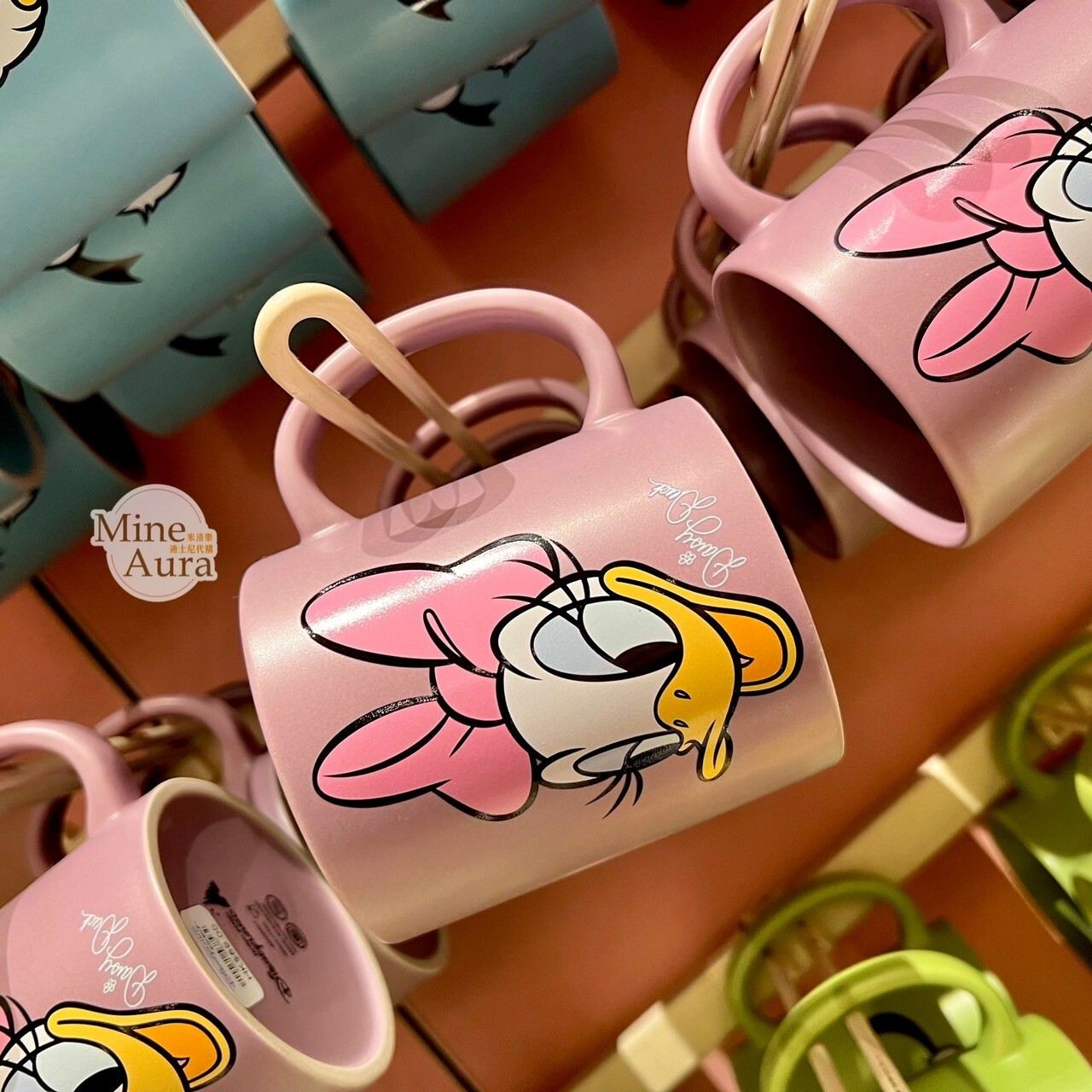 黛西 Daisy 大頭圖案 陶瓷 馬克杯 水杯 -香港迪士尼樂園