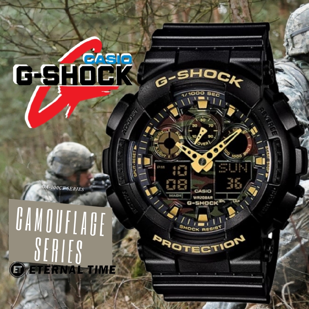 Casio G-Shock GA-100CF-1A9 手錶  (香港行貨)
