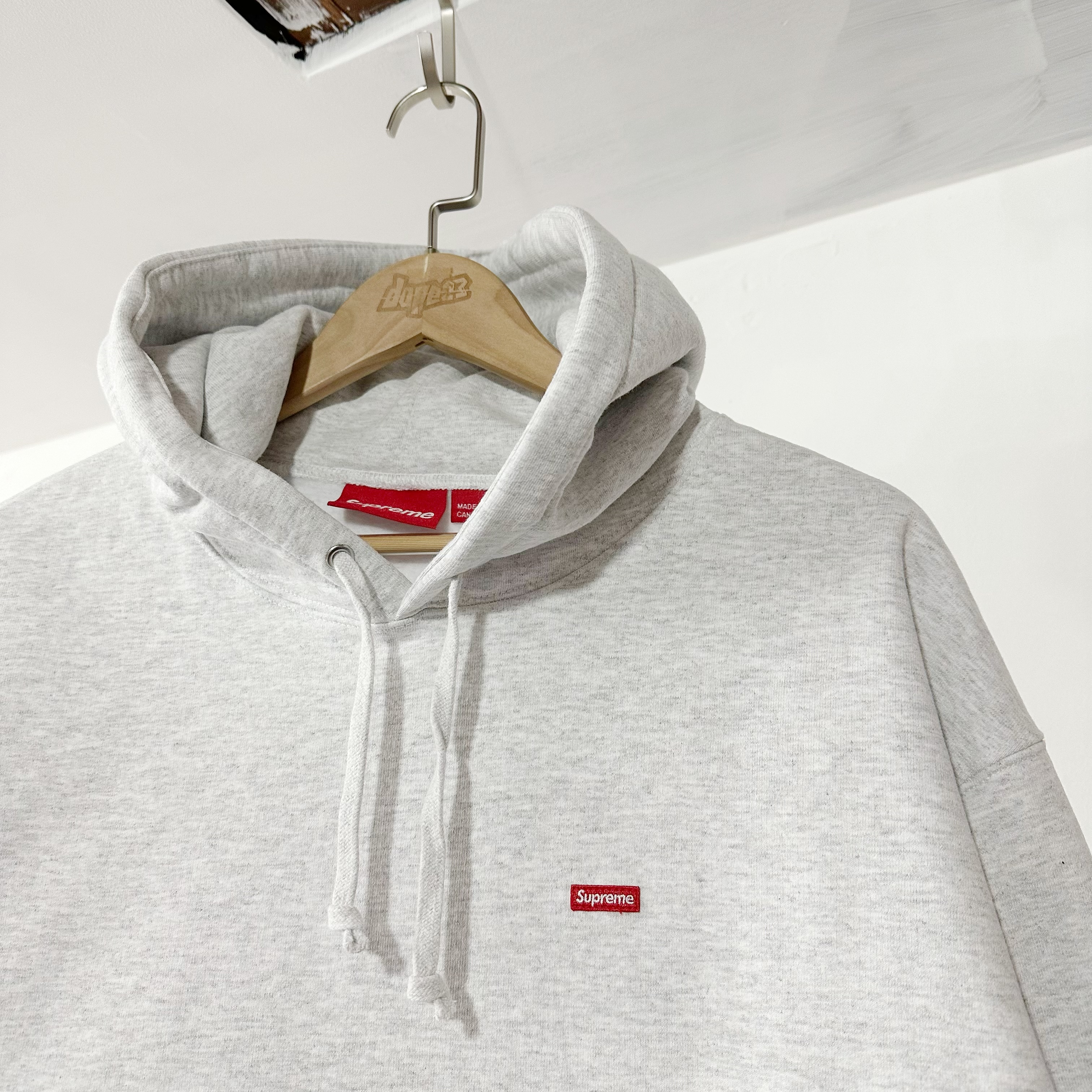 Supreme SS24 Small Box Hoodie SweatShirt Ash Grey