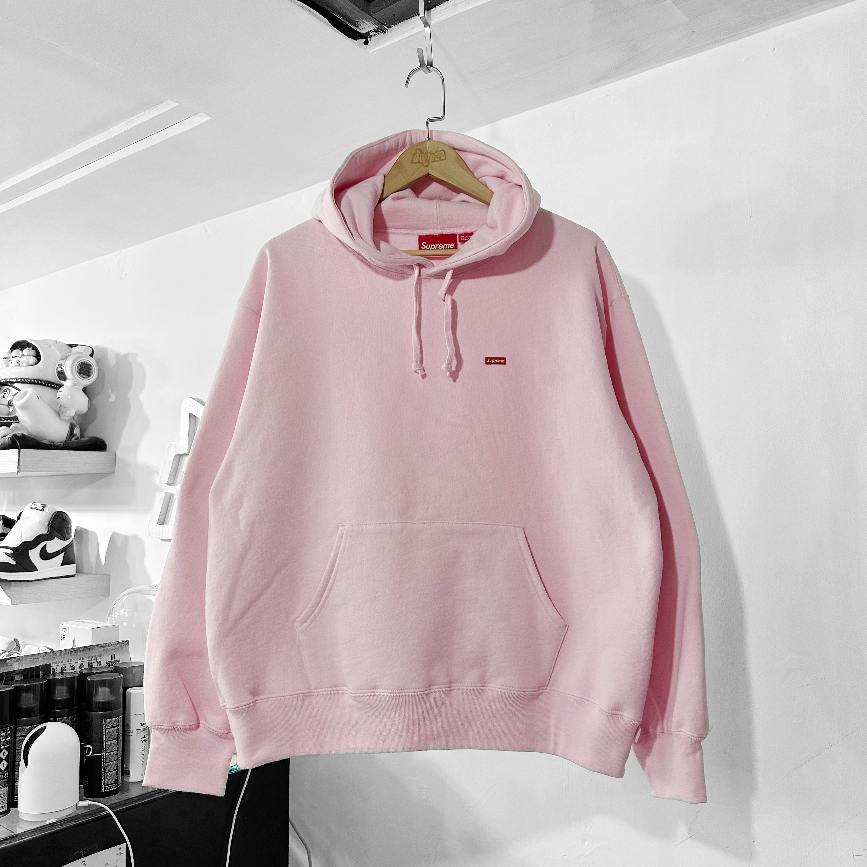 Supreme SS24 Small Box Hoodie SweatShirt Light Pink