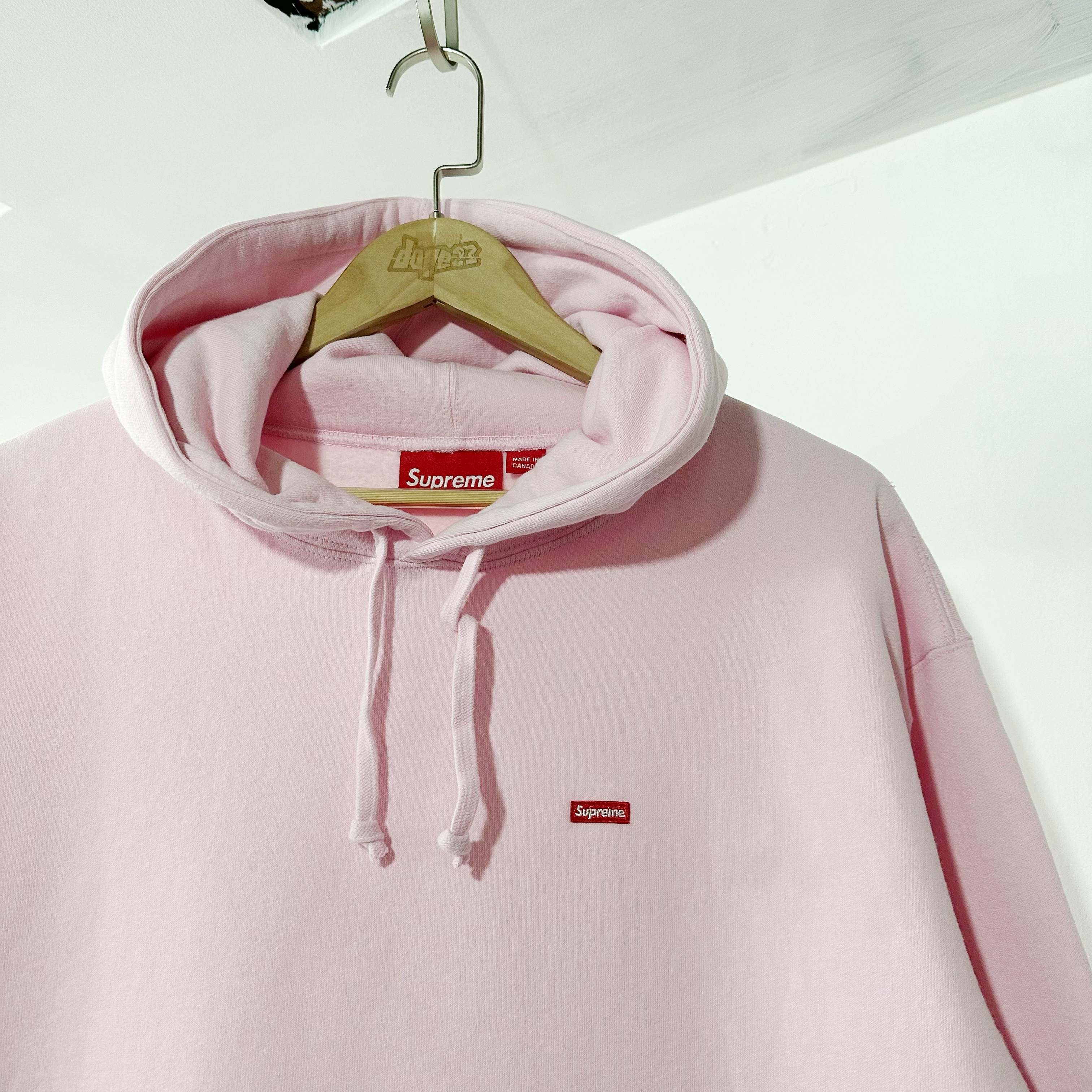Supreme SS24 Small Box Hoodie SweatShirt Light Pink