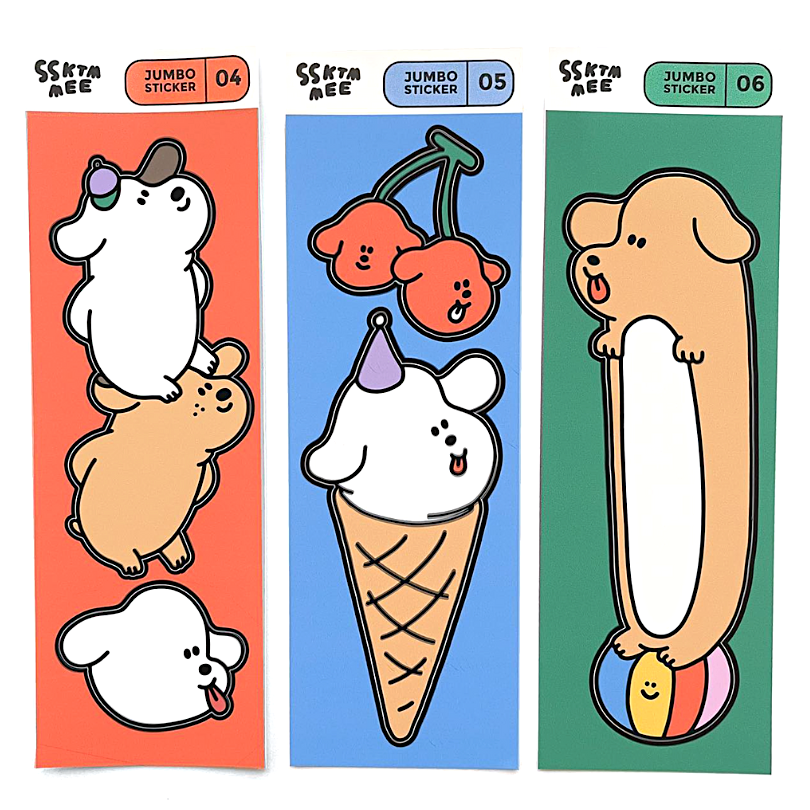 ssktmmee Removable PVC Sticker Series (Thai Stationery Brand)
