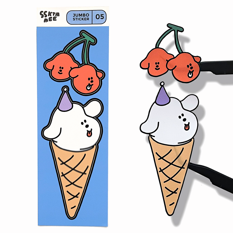ssktmmee Removable PVC Sticker Series (Thai Stationery Brand)
