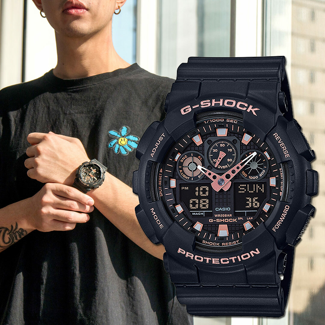 Casio G-Shock GA-100GBX-1A4 手錶  (香港行貨)