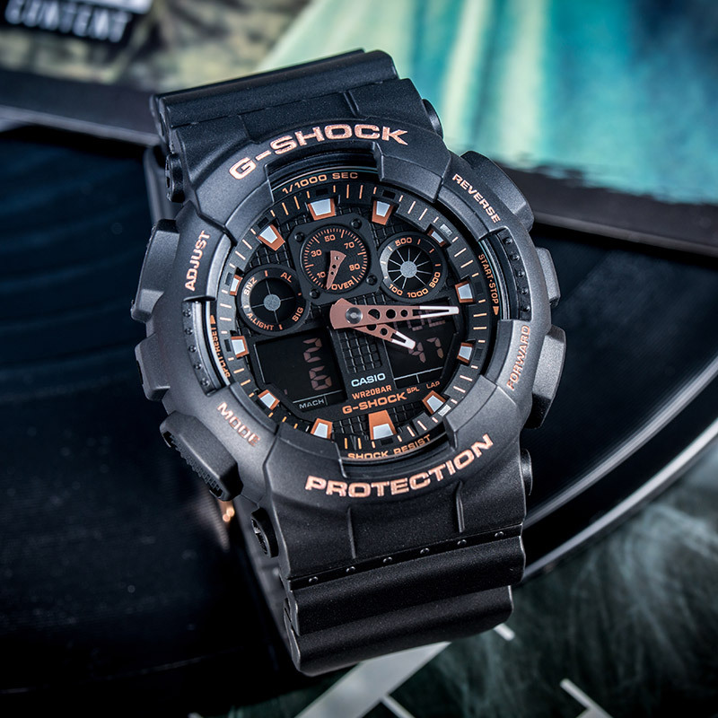 Casio G-Shock GA-100GBX-1A4 手錶  (香港行貨)