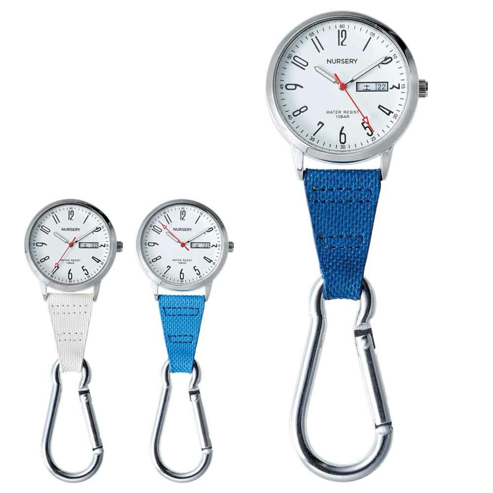 [預購] 10 ATM 防水登山扣護士錶(附日期和星期顯示)
