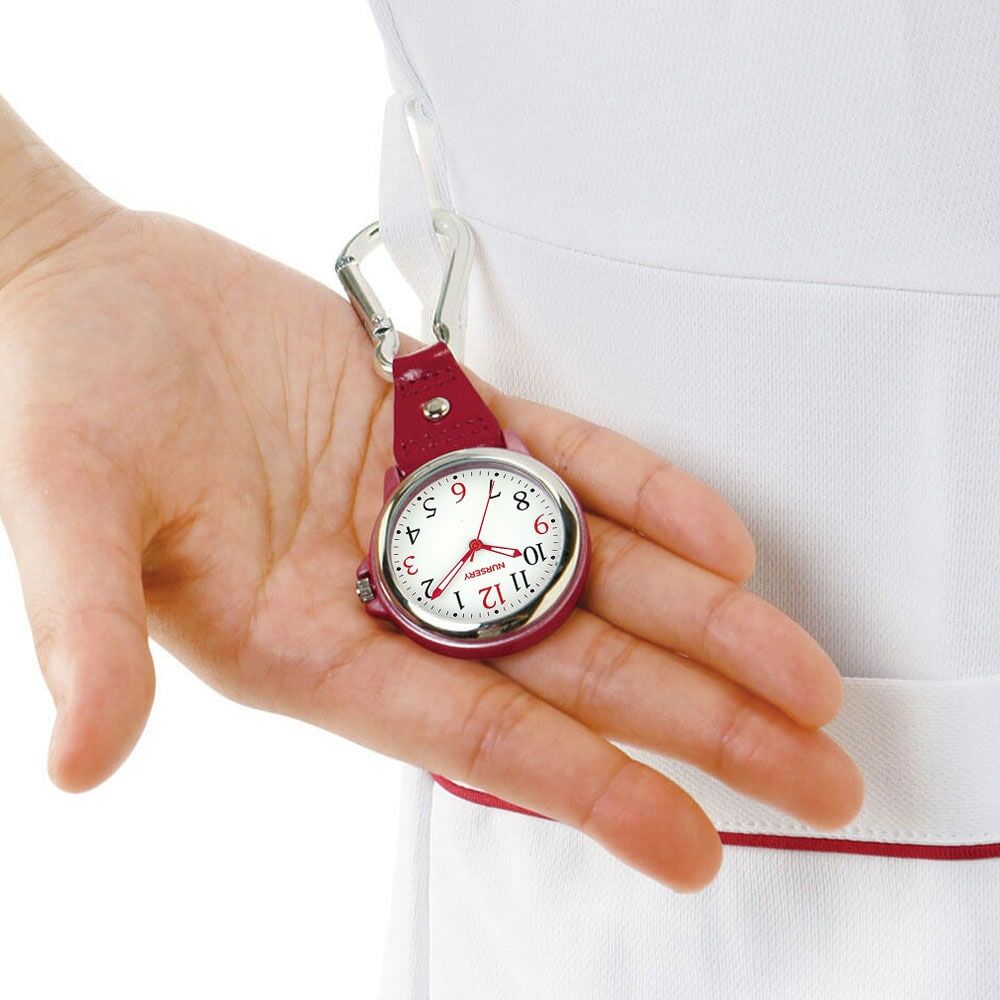 [預購] 簡約掛勾夜光護士錶