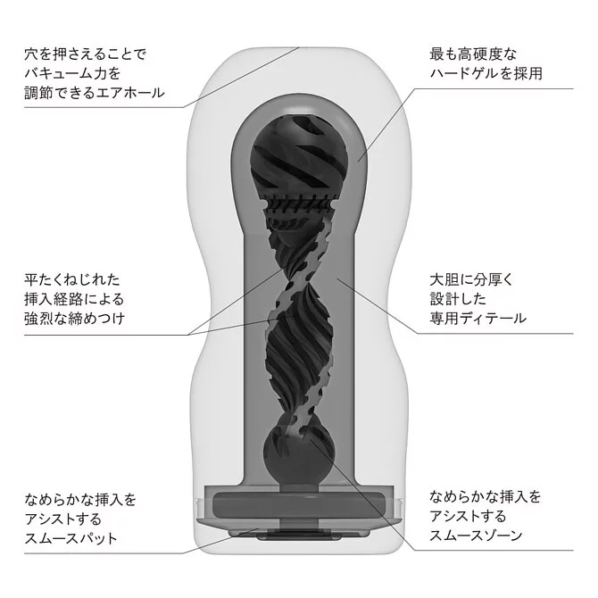 TENGA ORIGINAL VACUUM CUP 第二代 經典真空飛機杯 極硬版 EXTRA STRONG