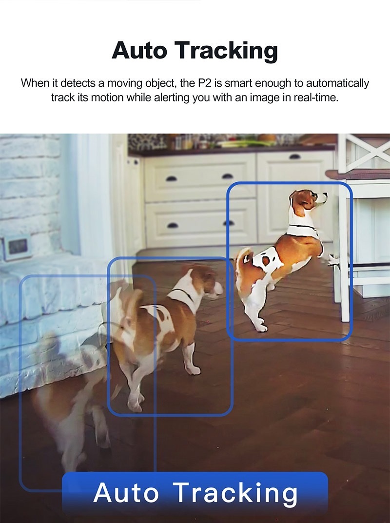 Laxihub P2T室內Wi-Fi 2K雲台攝影機