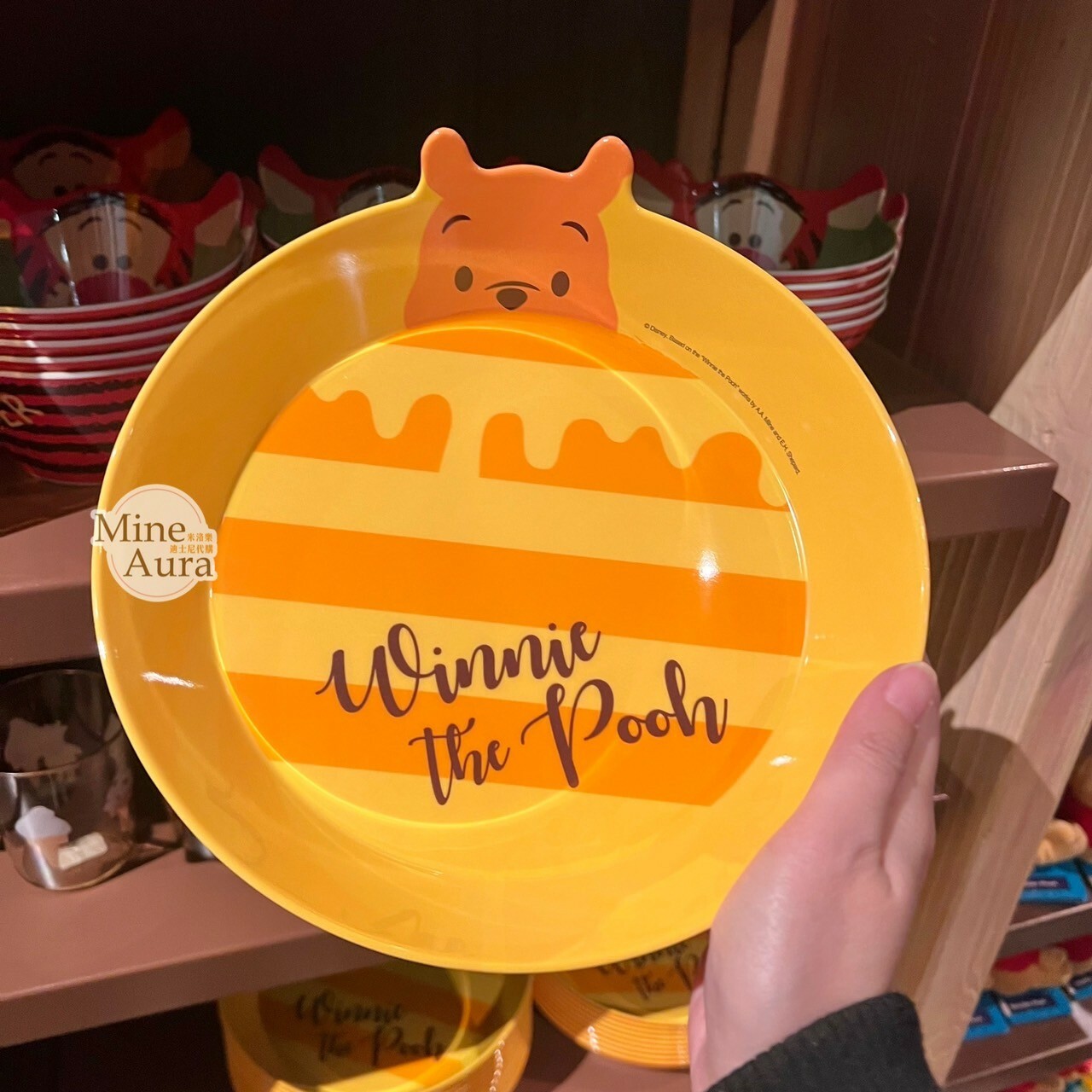 小熊維尼 Winnie the Pooh 兒童 餐具 造型餐盤 冰雪奇緣 Frozen -香港迪士尼樂園