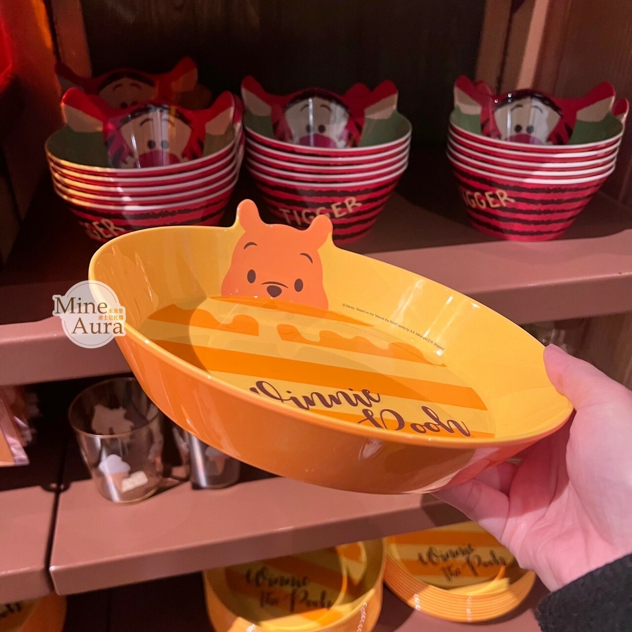 小熊維尼 Winnie the Pooh 兒童 餐具 造型餐盤 冰雪奇緣 Frozen -香港迪士尼樂園