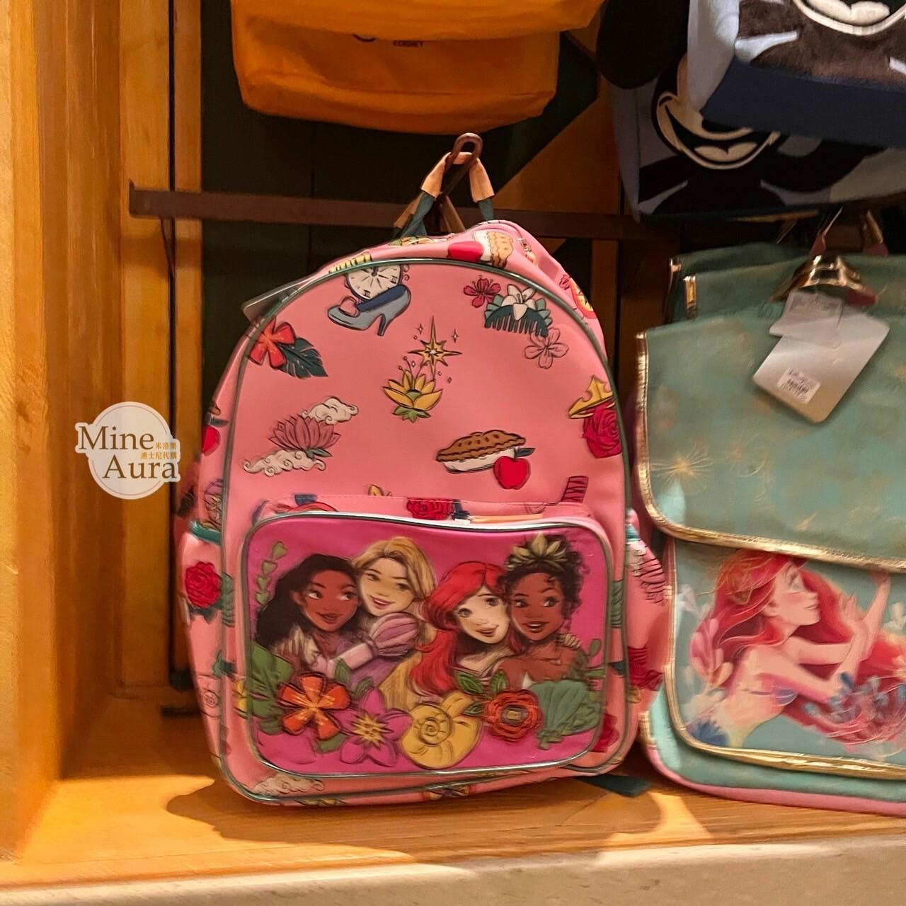 公主系列 Princess Line 公主集合 圖案 兒童 書包 後背包 -香港迪士尼樂園