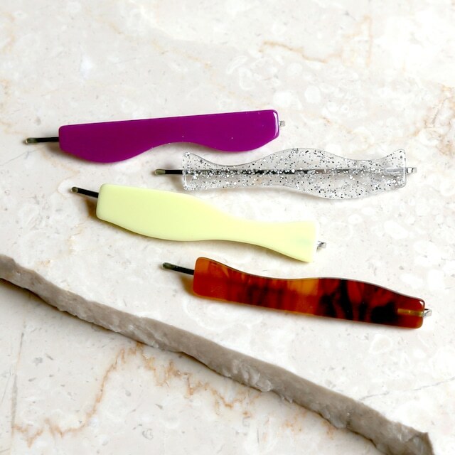 [O/OVAL] 髮夾4件組