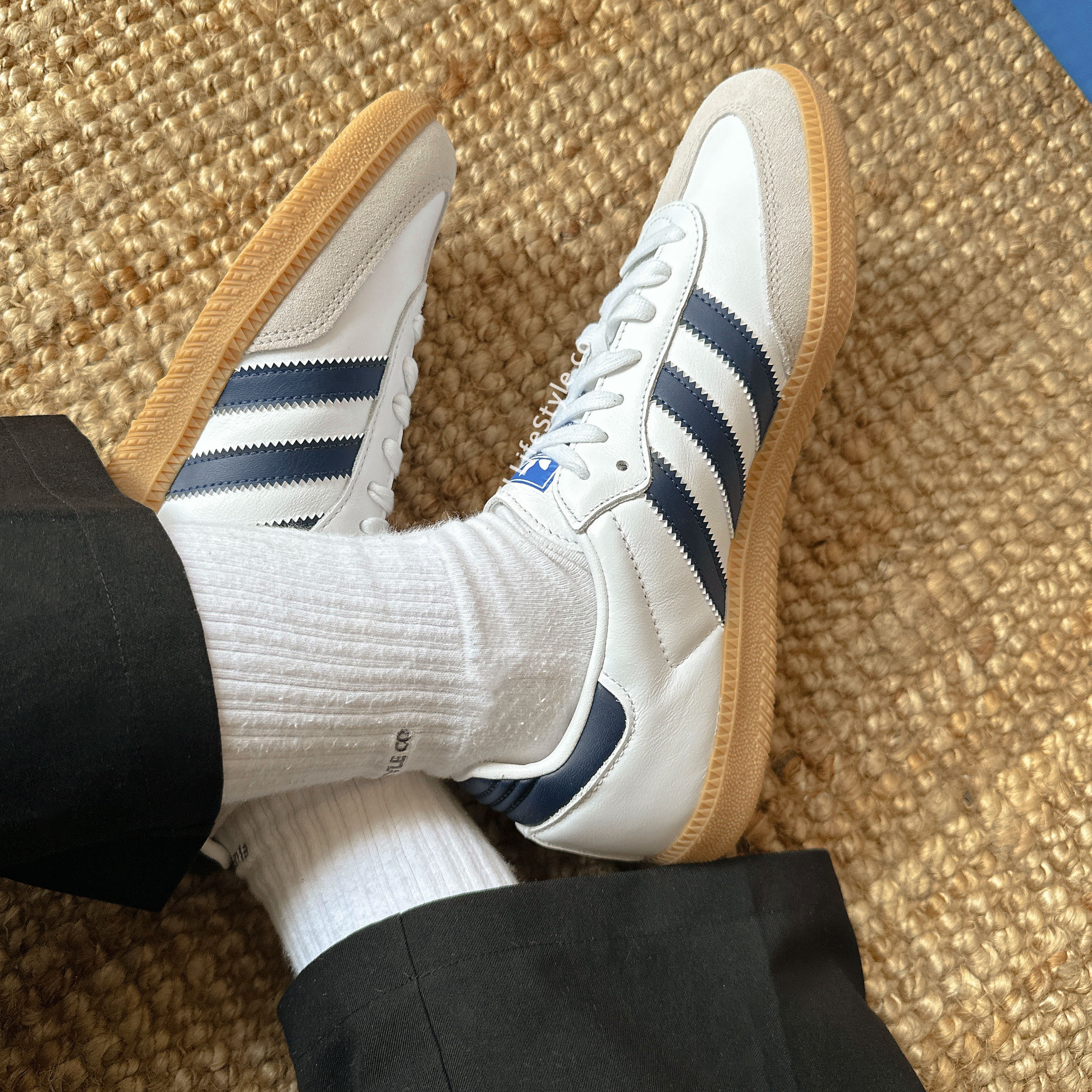 ADIDAS SAMBA OG 藍紫 海軍藍 復古藍 焦糖底 男女鞋 IF3814 / 調貨