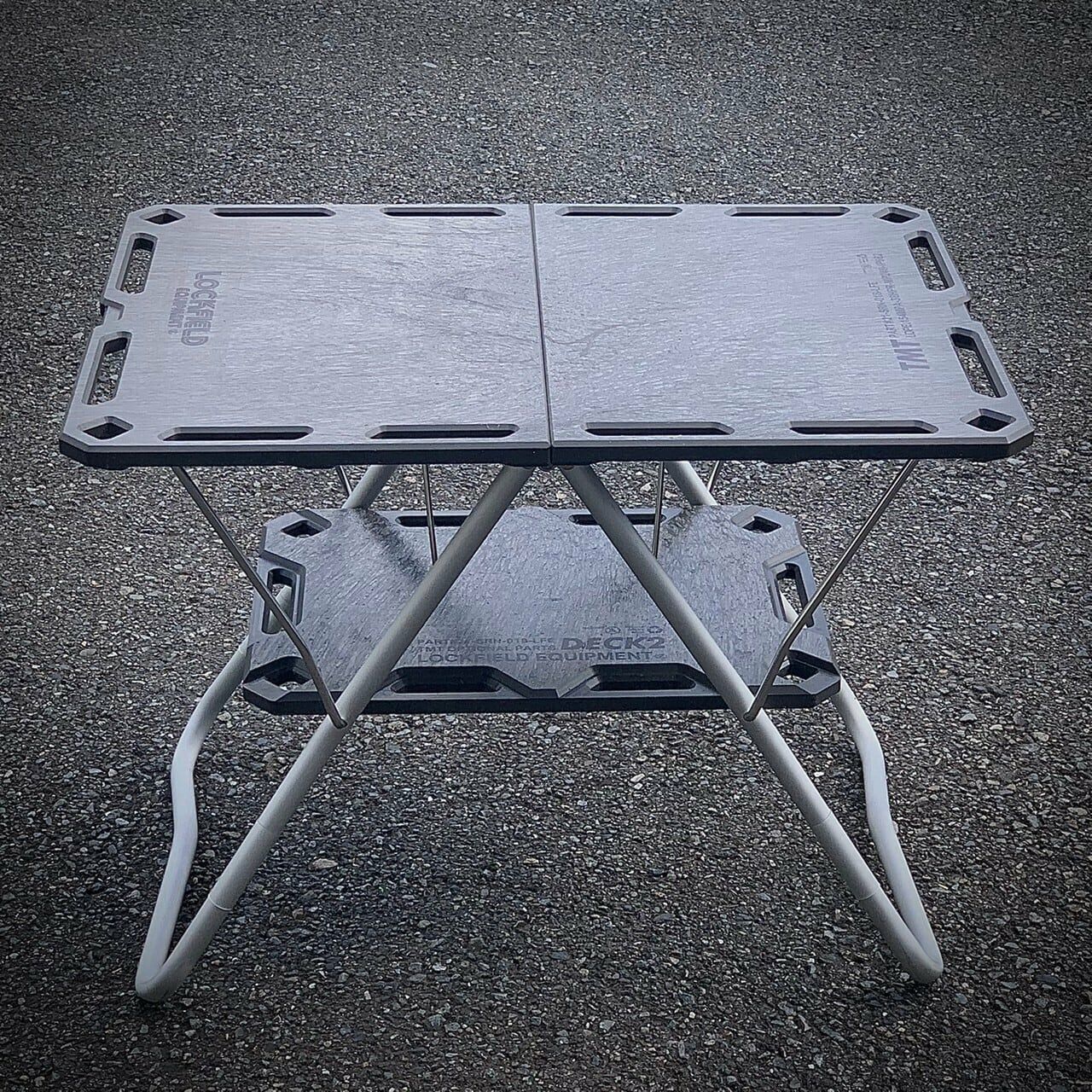 Lockfield Equipment｜TMT + Deck2｜不鏽鋼折疊桌雙層桌板套件
