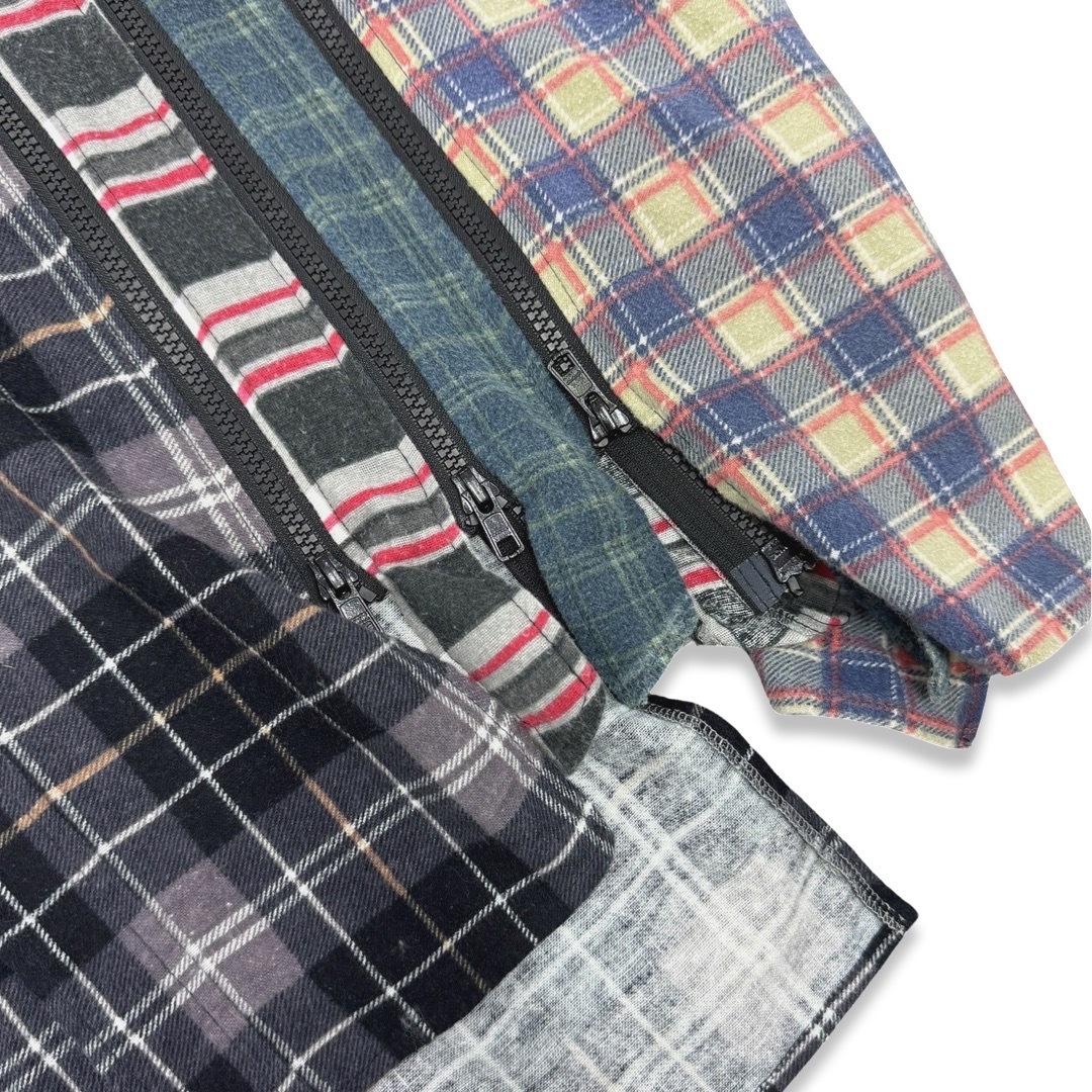 Rebuild by Needle「7Cuts ZippedWide Shirt 7 Cuts Wide Zipped Shirt | Rebuild by Needles | Nepenthes London