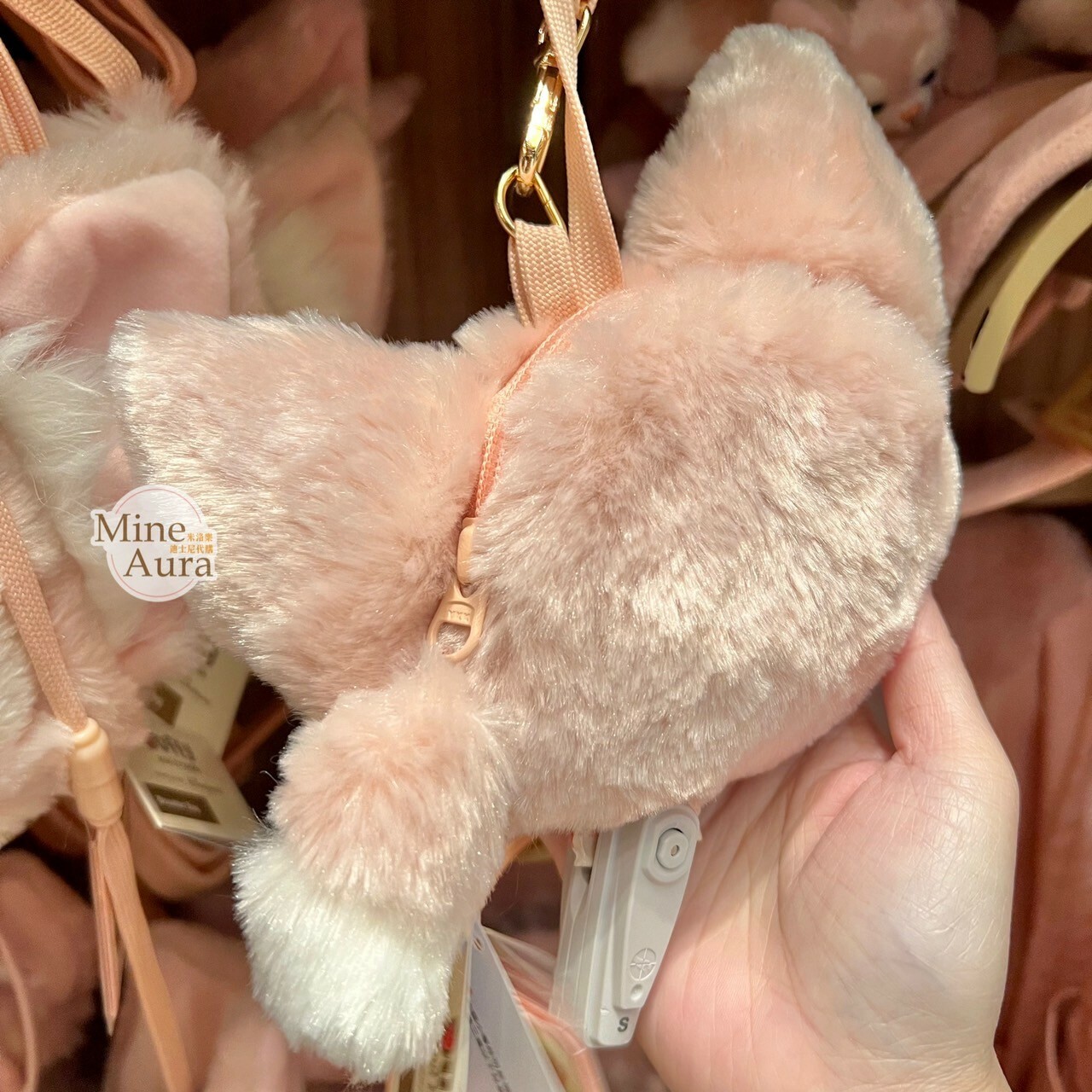 玲娜貝兒 Lina bell 大頭 絨毛 零錢掛包 零錢包 -香港迪士尼樂園