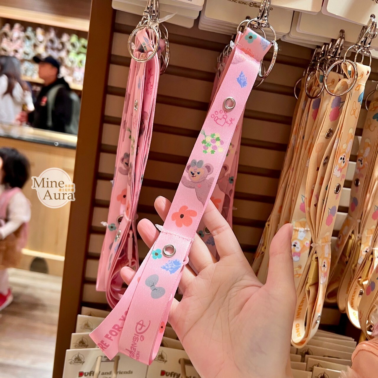 雪莉玫 ShellieMay 吊飾 掛飾 滿版圖案掛繩 -香港迪士尼樂園