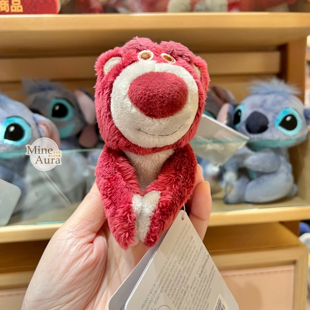 Q版 熊抱哥 Lotso 絨毛 磁鐵 公仔 玩具總動員 Toy Story -香港迪士尼樂園