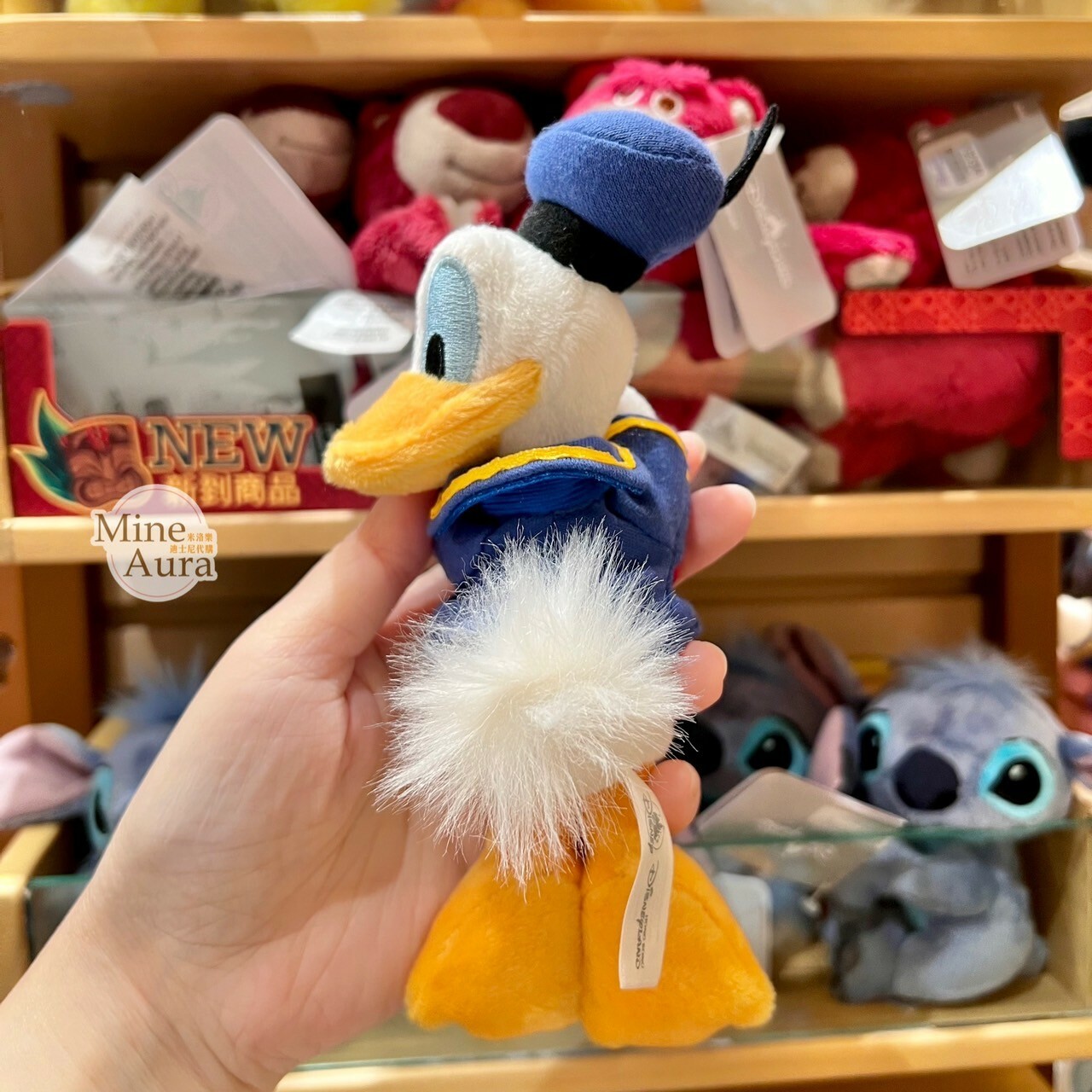 唐老鴨 Donald 絨毛 磁鐵 公仔 -香港迪士尼樂園