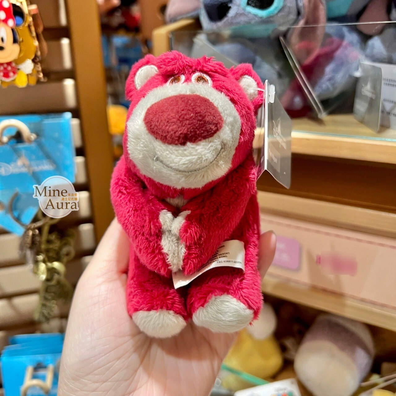 熊抱哥 Lotso 絨毛 磁鐵 公仔 玩具總動員 Toy Story -香港迪士尼樂園