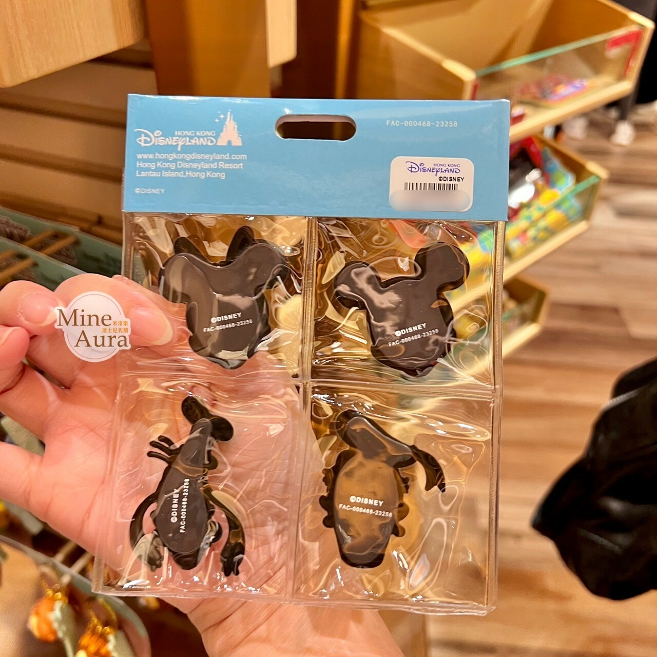 米奇 Mickey 與好友們 大頭 造型 磁鐵4入組 -香港迪士尼樂園