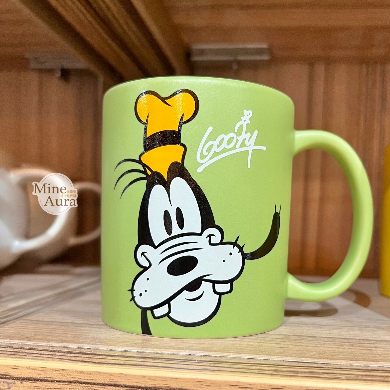 高飛狗 Goofy 大頭圖案 陶瓷 馬克杯 水杯 -香港迪士尼樂園
