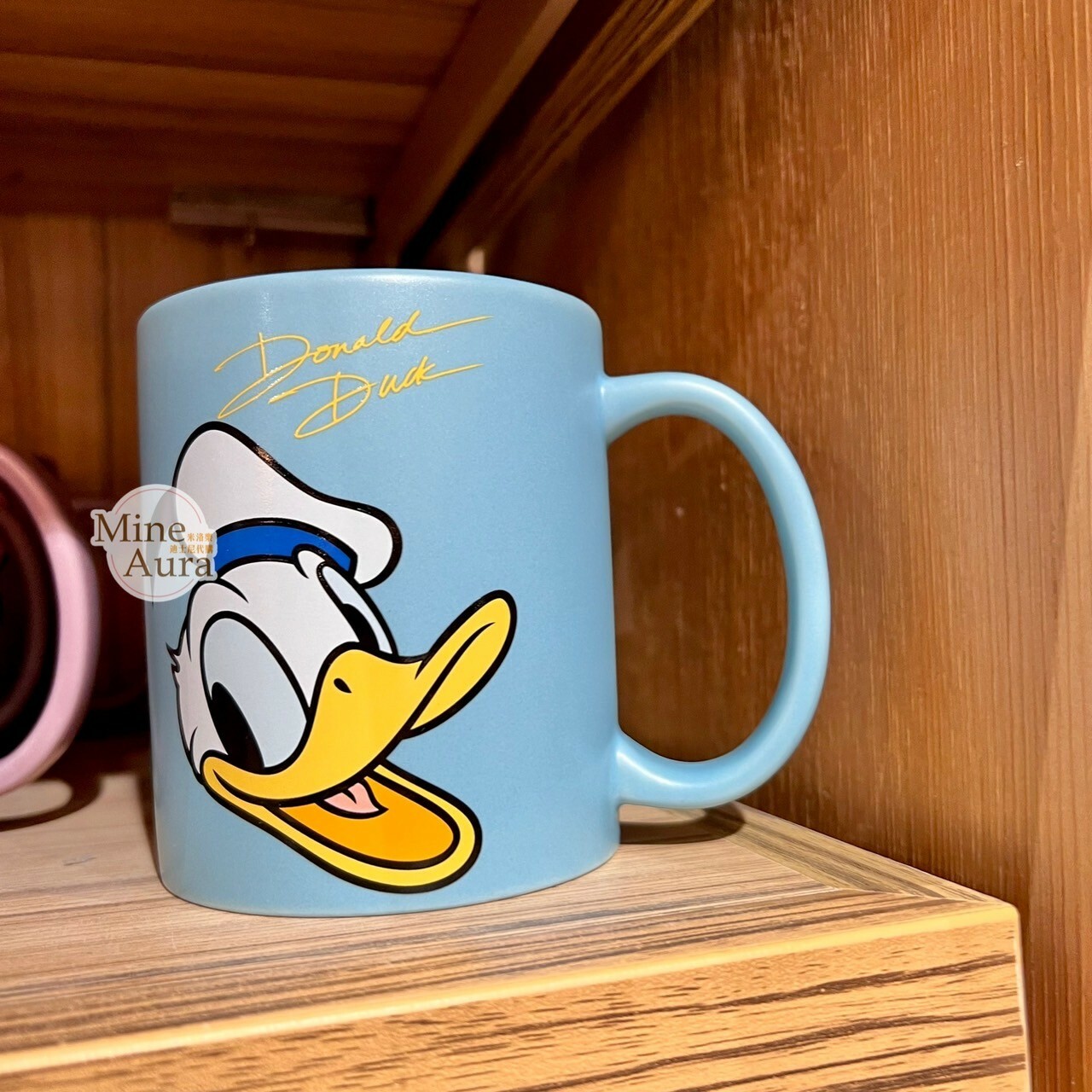 唐老鴨 Donald 大頭圖案 陶瓷 馬克杯 水杯 -香港迪士尼樂園
