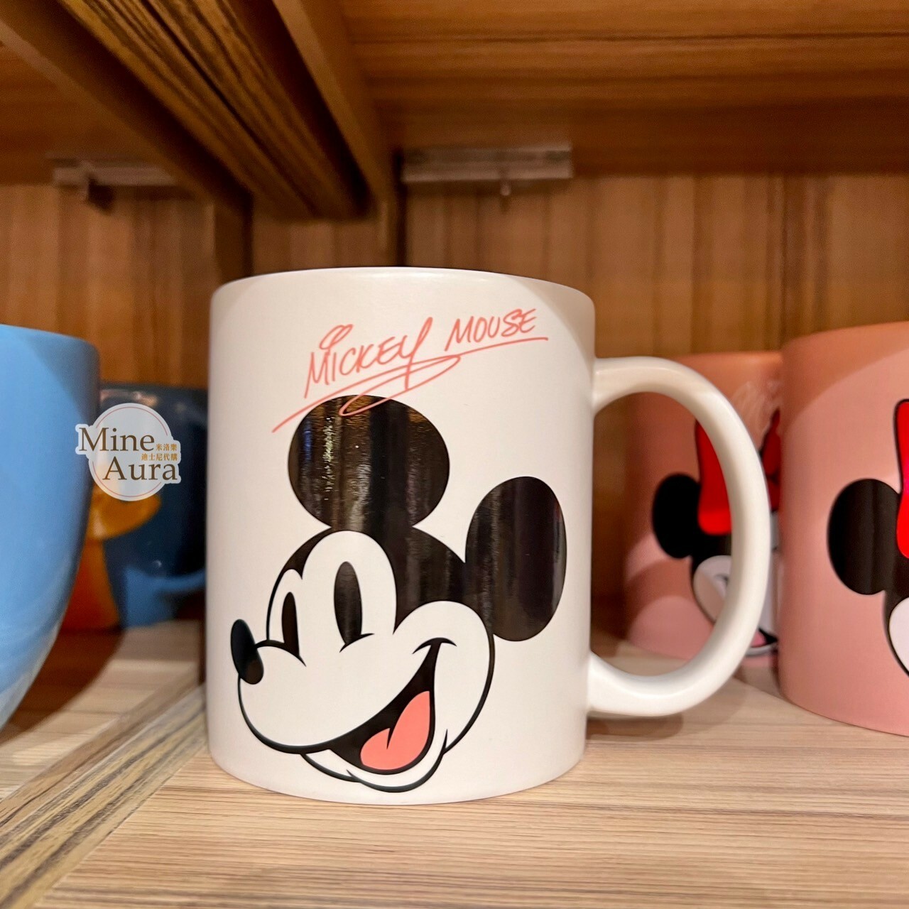 米奇 Mickey 大頭圖案 陶瓷 馬克杯 水杯 -香港迪士尼樂園