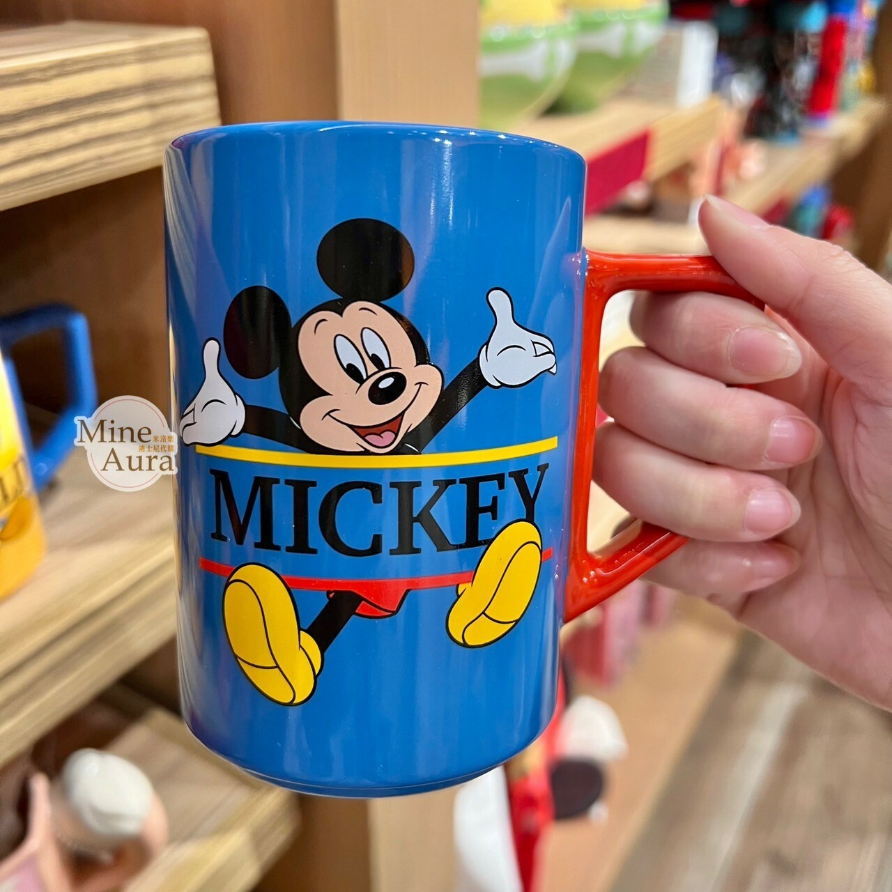 米奇 Mickey 字母圖案 陶瓷 馬克杯 水杯 -香港迪士尼樂園