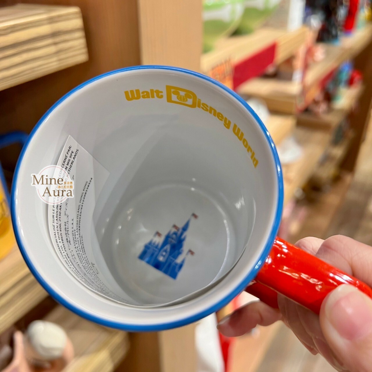 米奇 Mickey 字母圖案 陶瓷 馬克杯 水杯 -香港迪士尼樂園