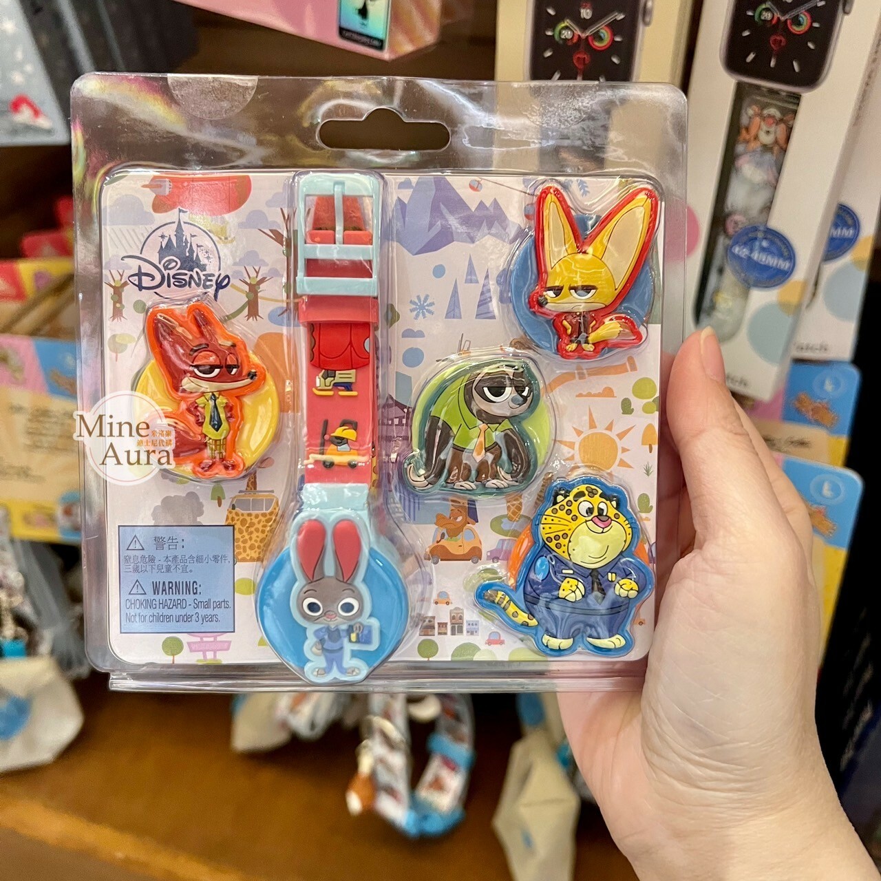 動物方城市 Zootopia 造型 可換錶蓋 兒童 手錶 -香港迪士尼樂園