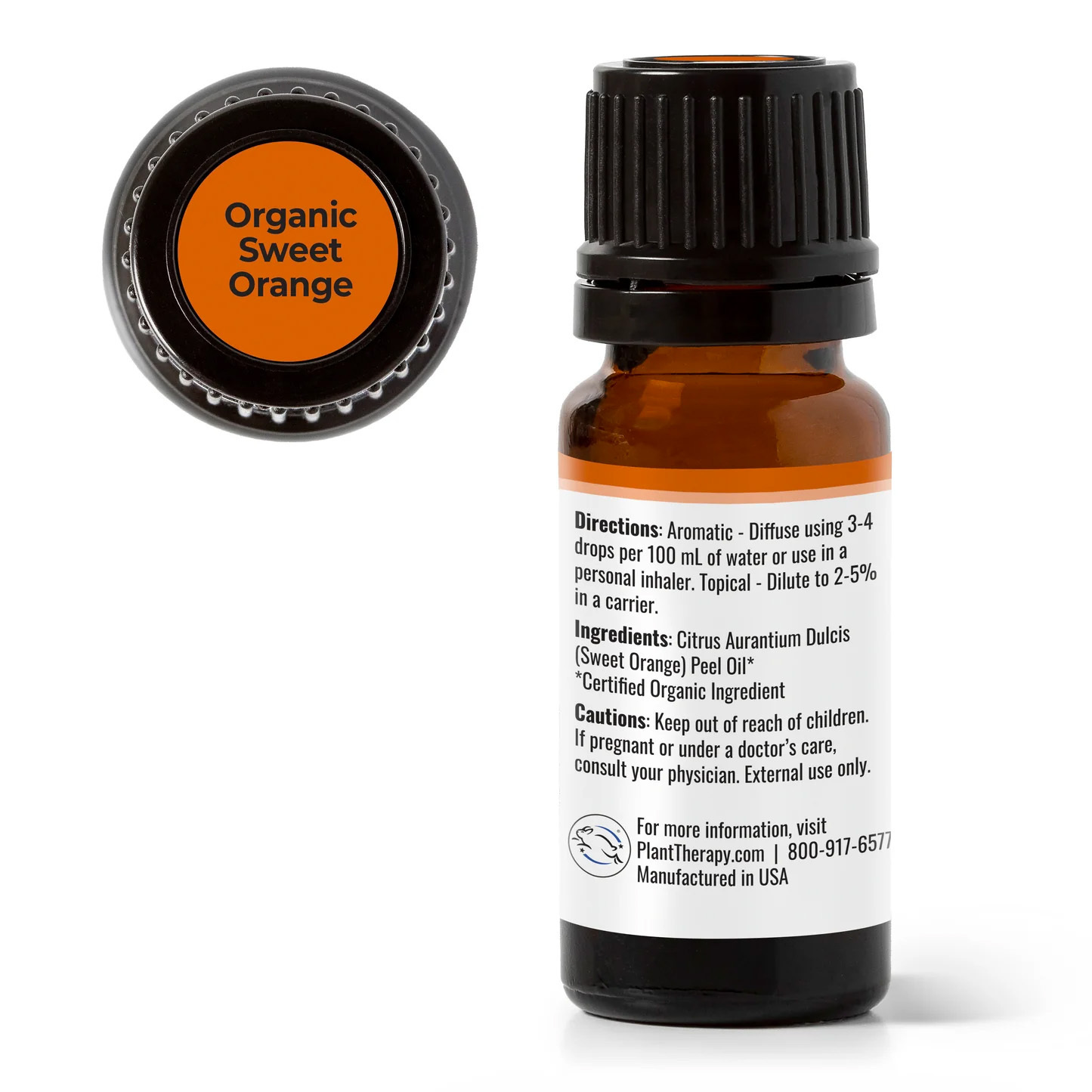 美國 Plant Therapy 有機甜橙 Sweet Orange 精油 (兒童安全)- 10ml / 30ml