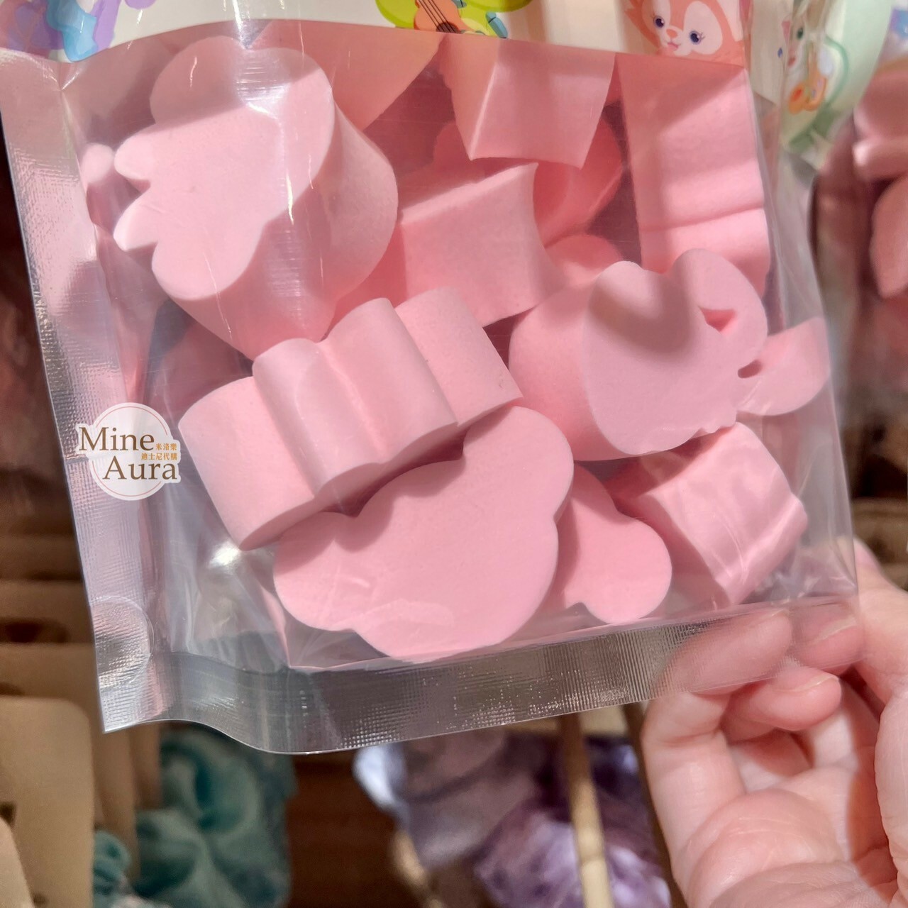 達菲 Duffy 與好友們 造型 化妝海綿 14入 D&F達菲系列 -香港迪士尼樂園