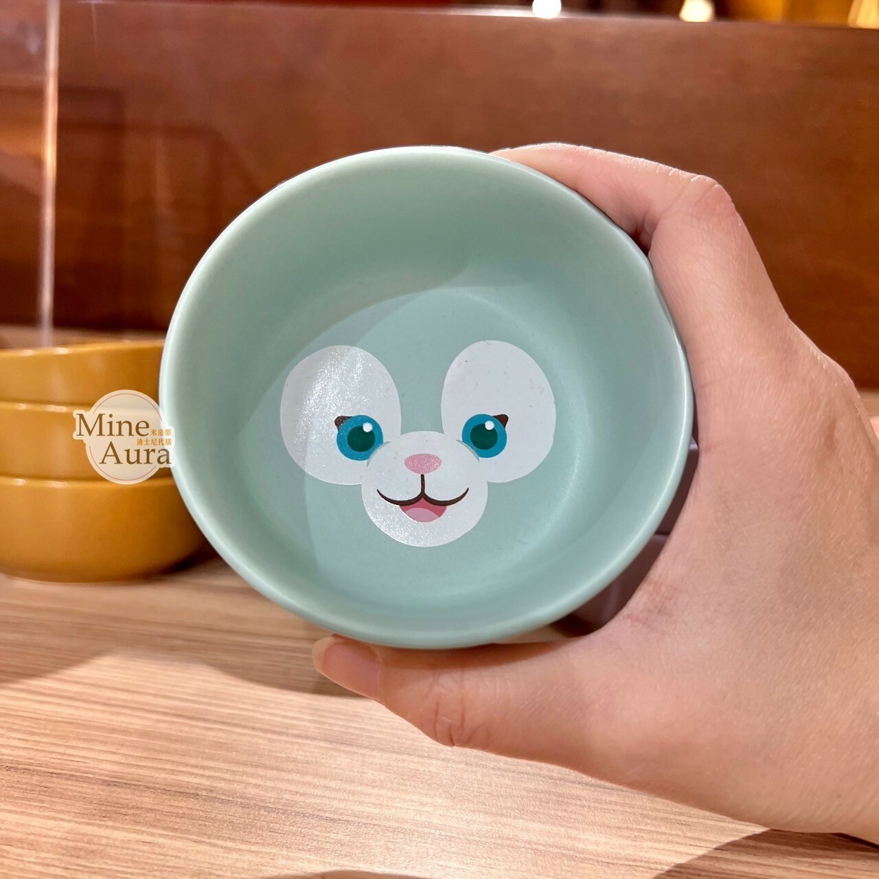 傑拉托尼 畫家貓 Gelatoni 大頭圖案 陶瓷 醬料 小碗 -香港迪士尼樂園