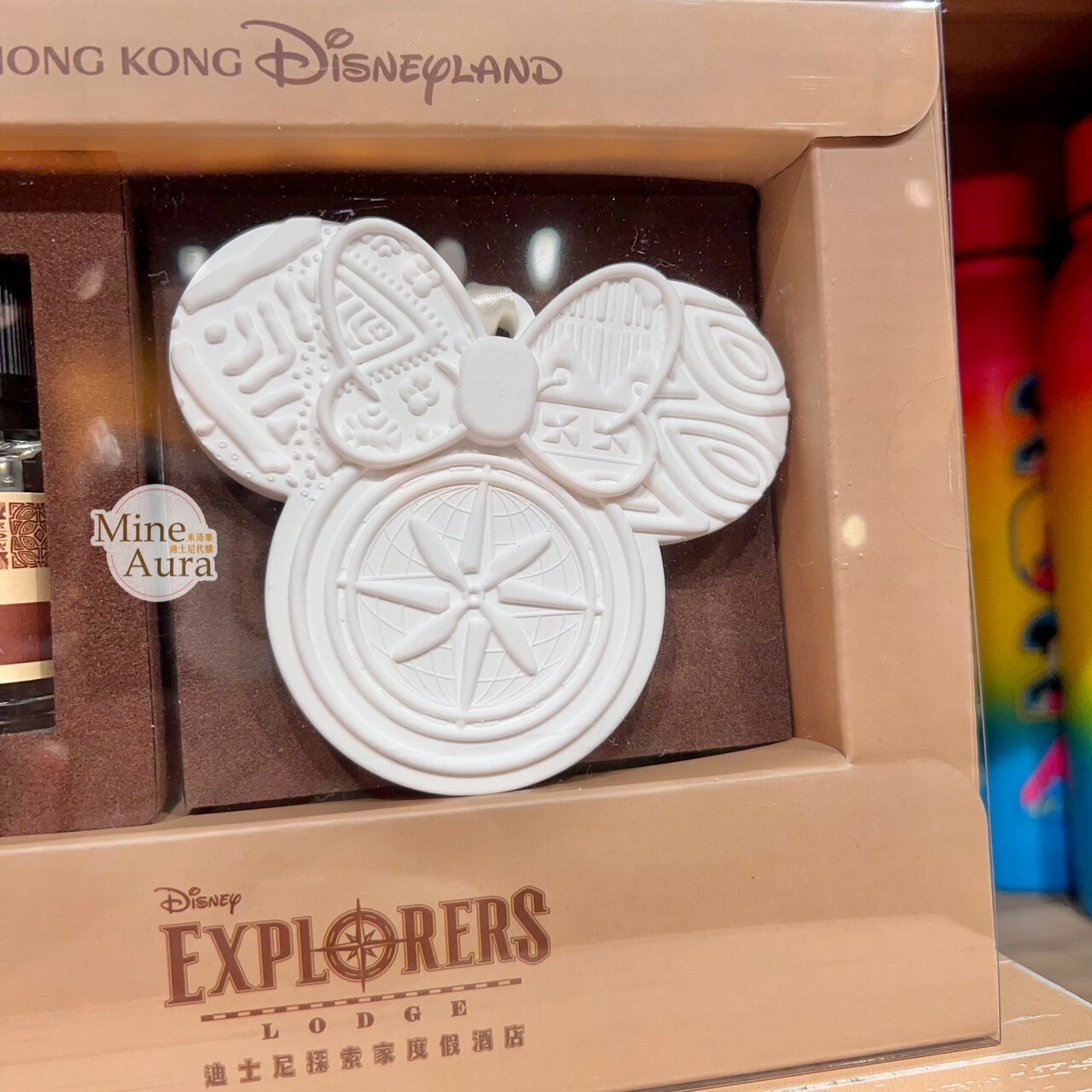 迪士尼探索家度假酒店限定 米妮 Minnie 立體造型擴香石+精油組 -香港迪士尼樂園