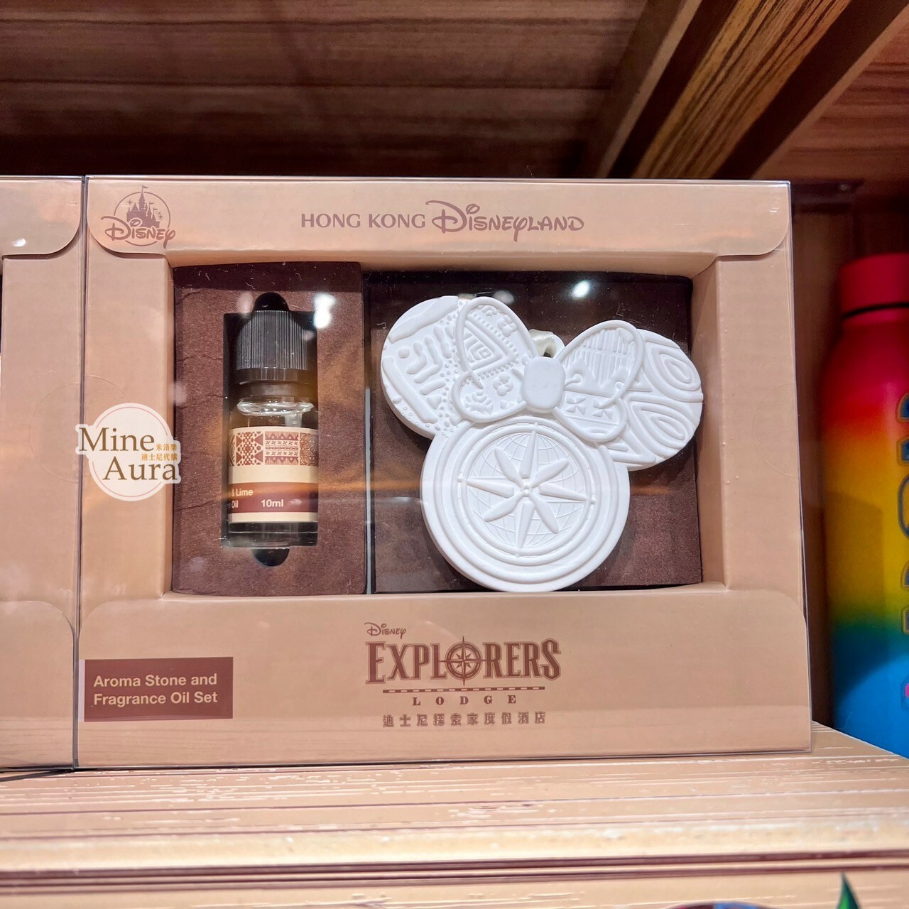 迪士尼探索家度假酒店限定 米妮 Minnie 立體造型擴香石+精油組 -香港迪士尼樂園