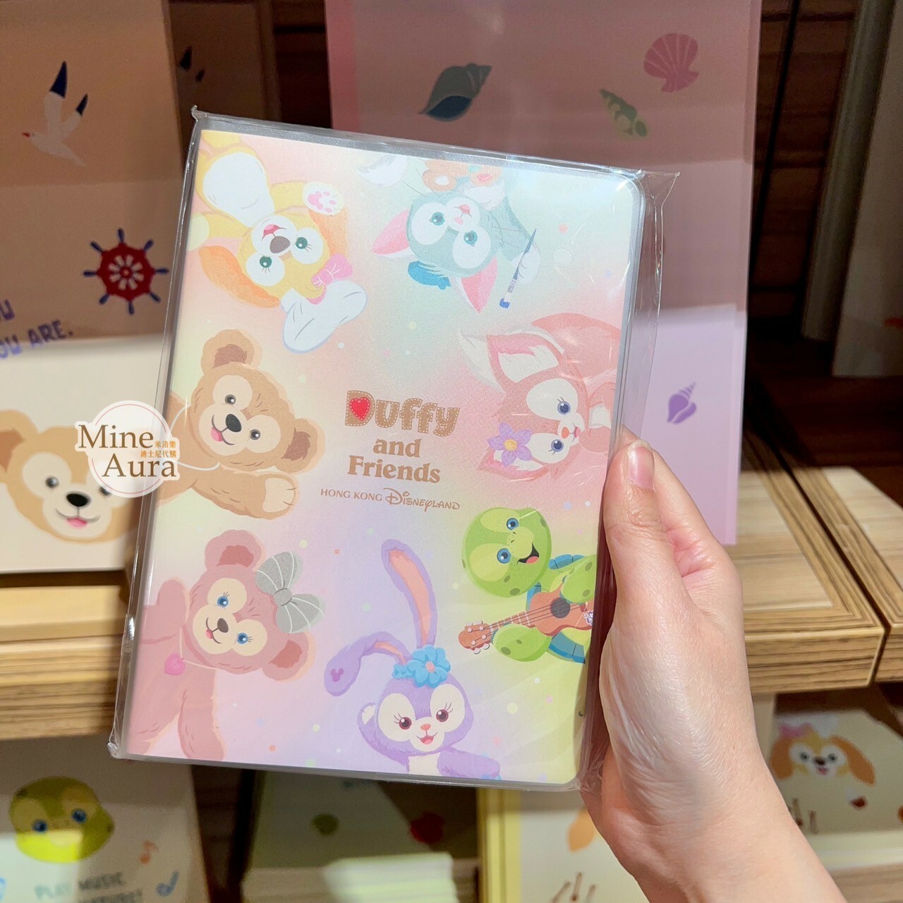 達菲 Duffy 與好友們 圖案 行事曆 手帳本 記事本 筆記本 -香港迪士尼樂園