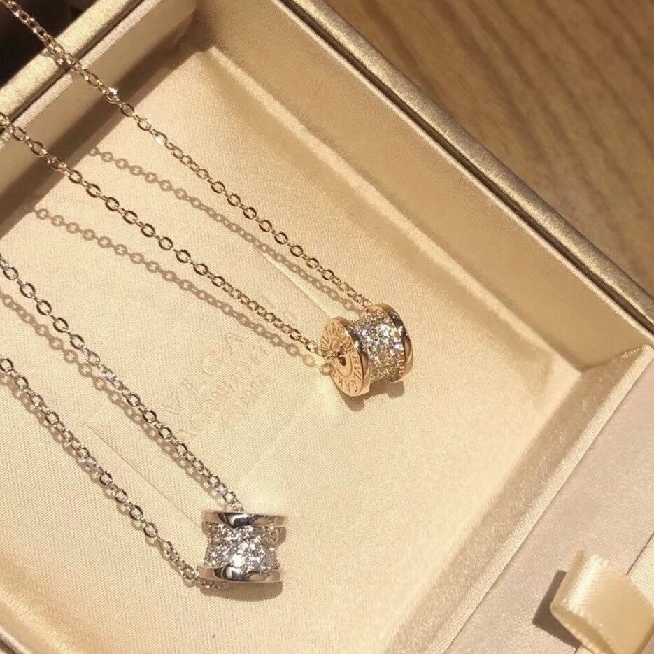 18k滿鑽小蠻腰”小號高奢定製項鍊