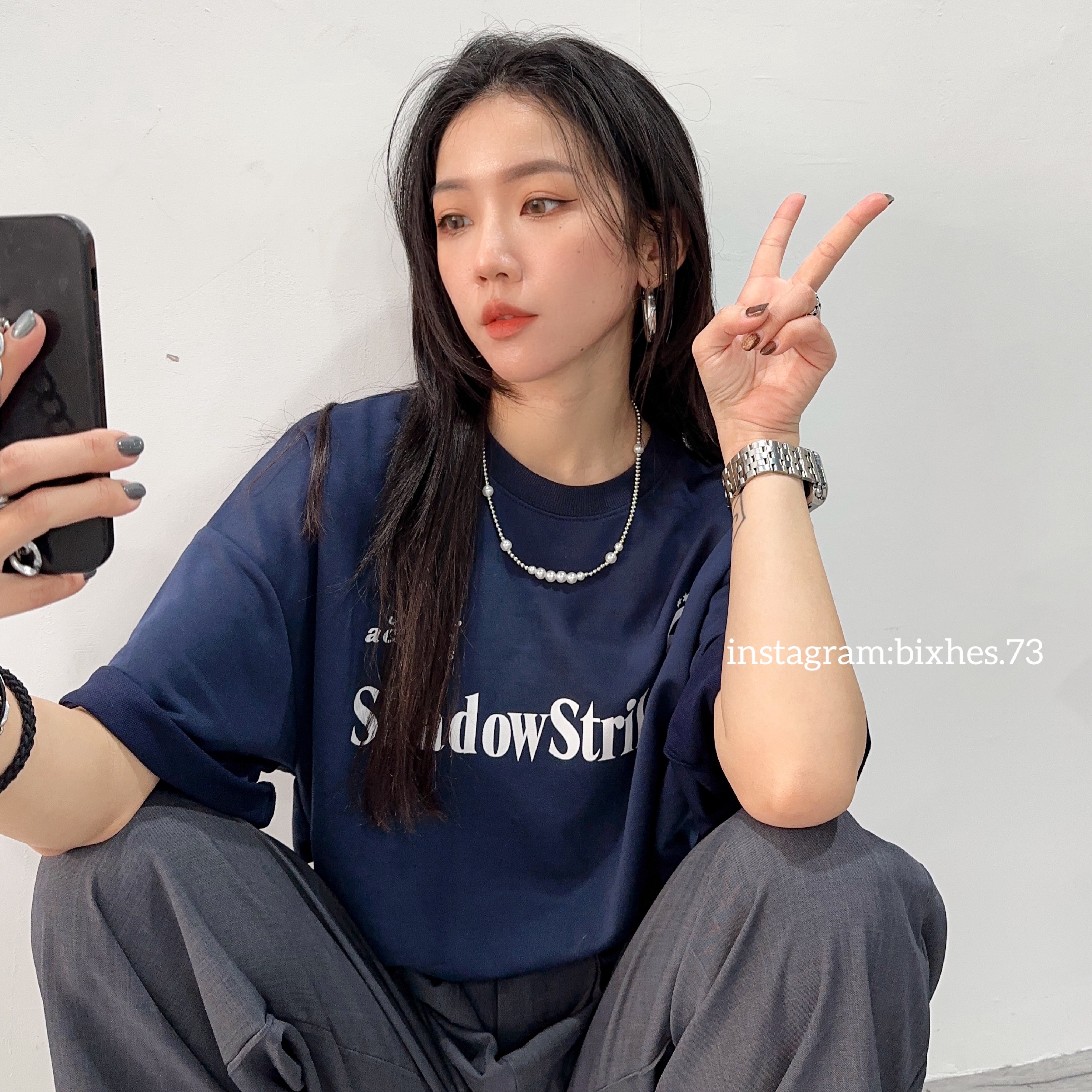 質感小眾拼接珍珠項鍊(K00055)