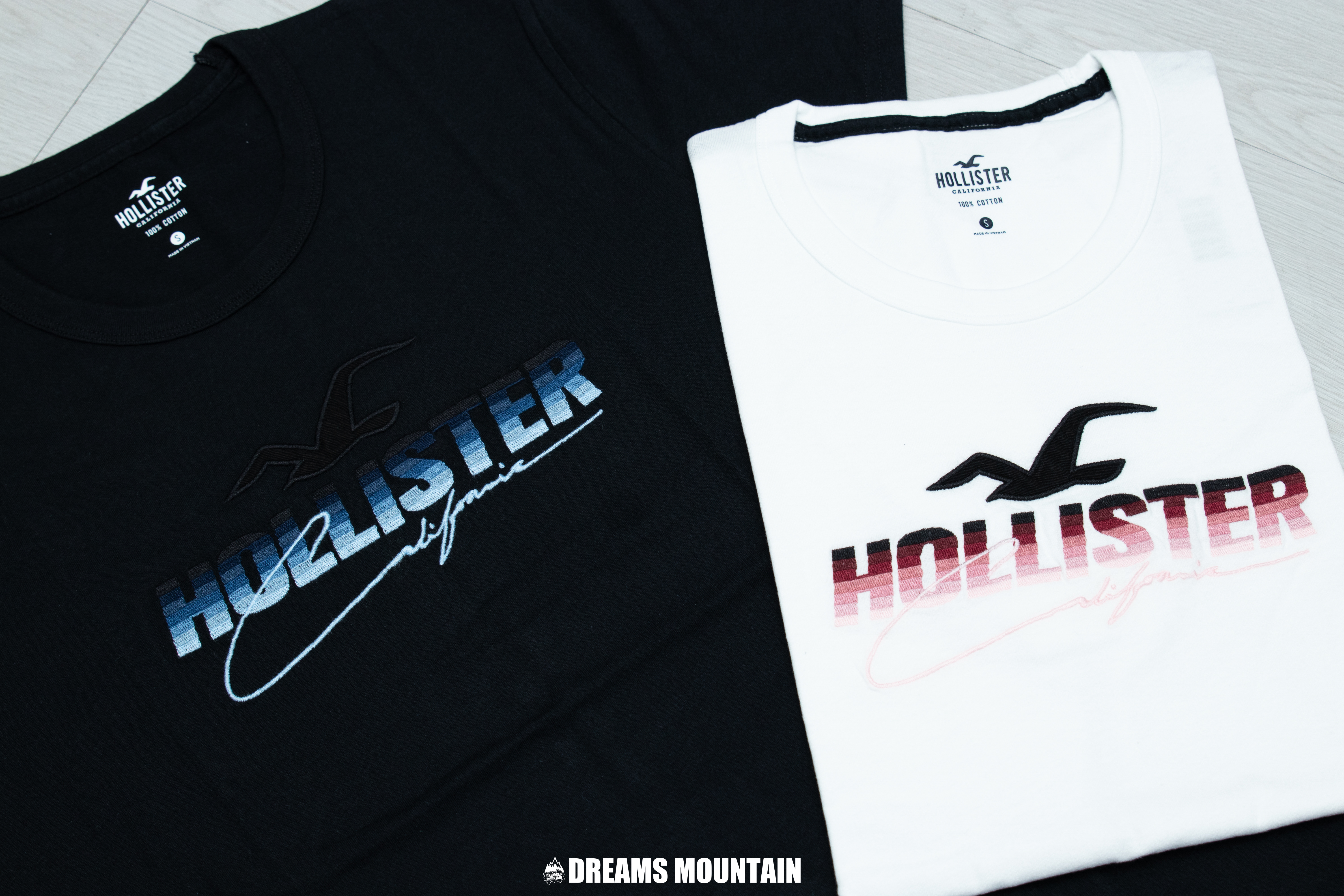 【現貨】Hollister Large Scale Tech Logo Tee 文字刺繡-MEN