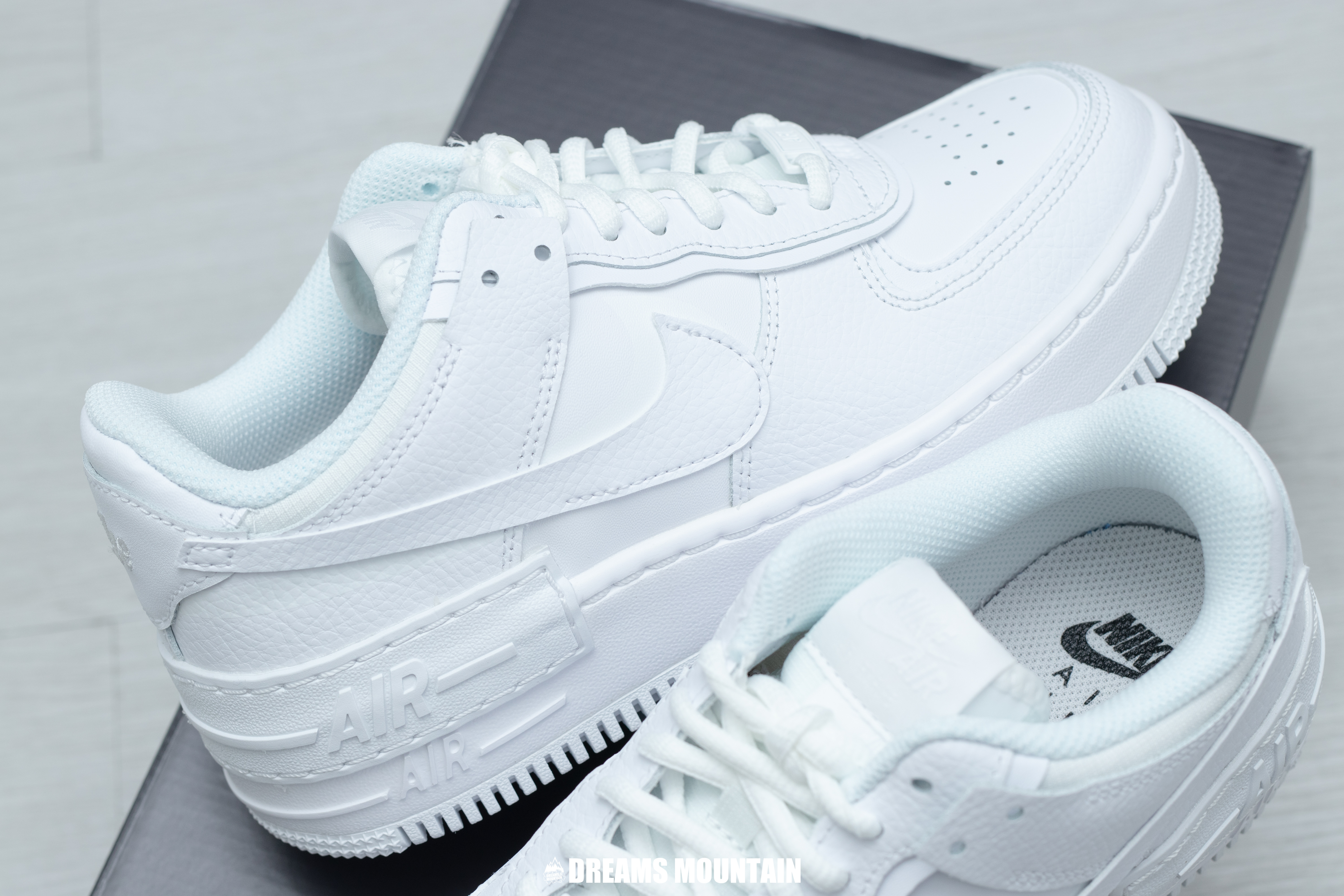 【預訂】NIKE AIR FORCE SHADOW 全白-WOMEN