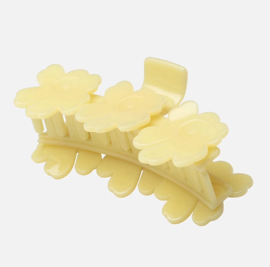 代購現貨 | marimekko 長直unikko 罌粟花髮夾 | Yellow