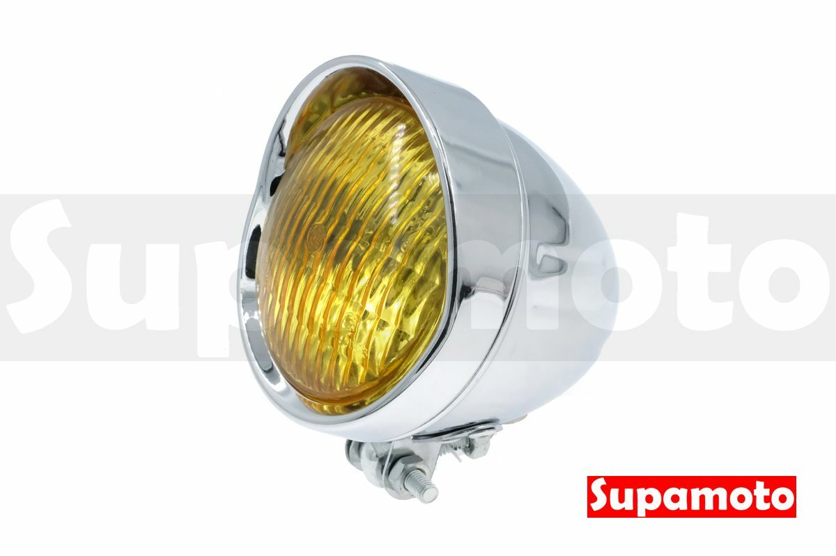 -Supamoto- D603 H4 大燈 5吋 燈眉 電鍍 燈簷 咖啡 復古 通用 改裝 愛將 CB350