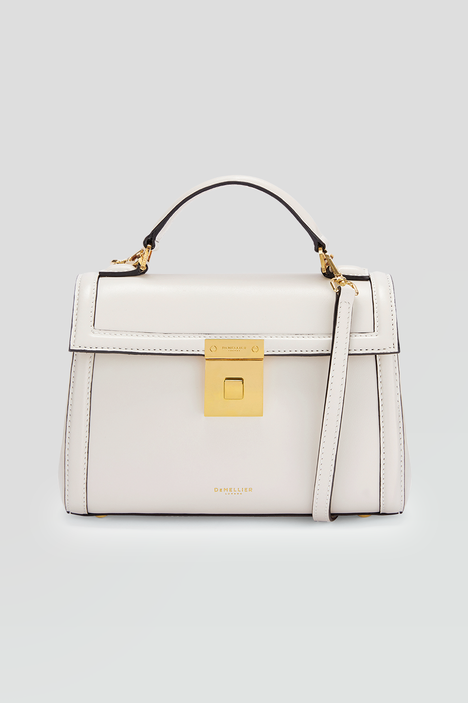 DeMellier｜PARIS 真皮飾邊梯形手拿包