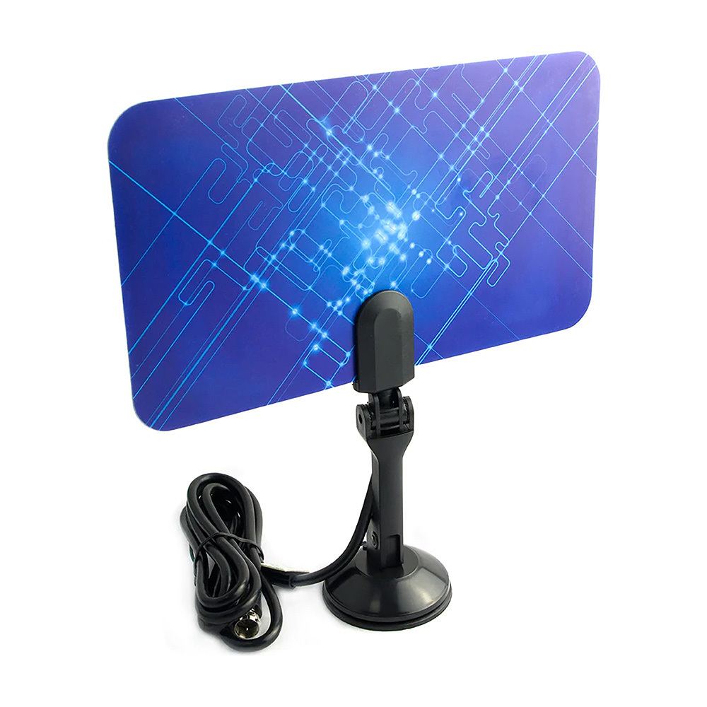 GLOLUX OCHO | TV Antenna Super Thin Indoor HDTV Antenna - 25 Miles Range (110AN)